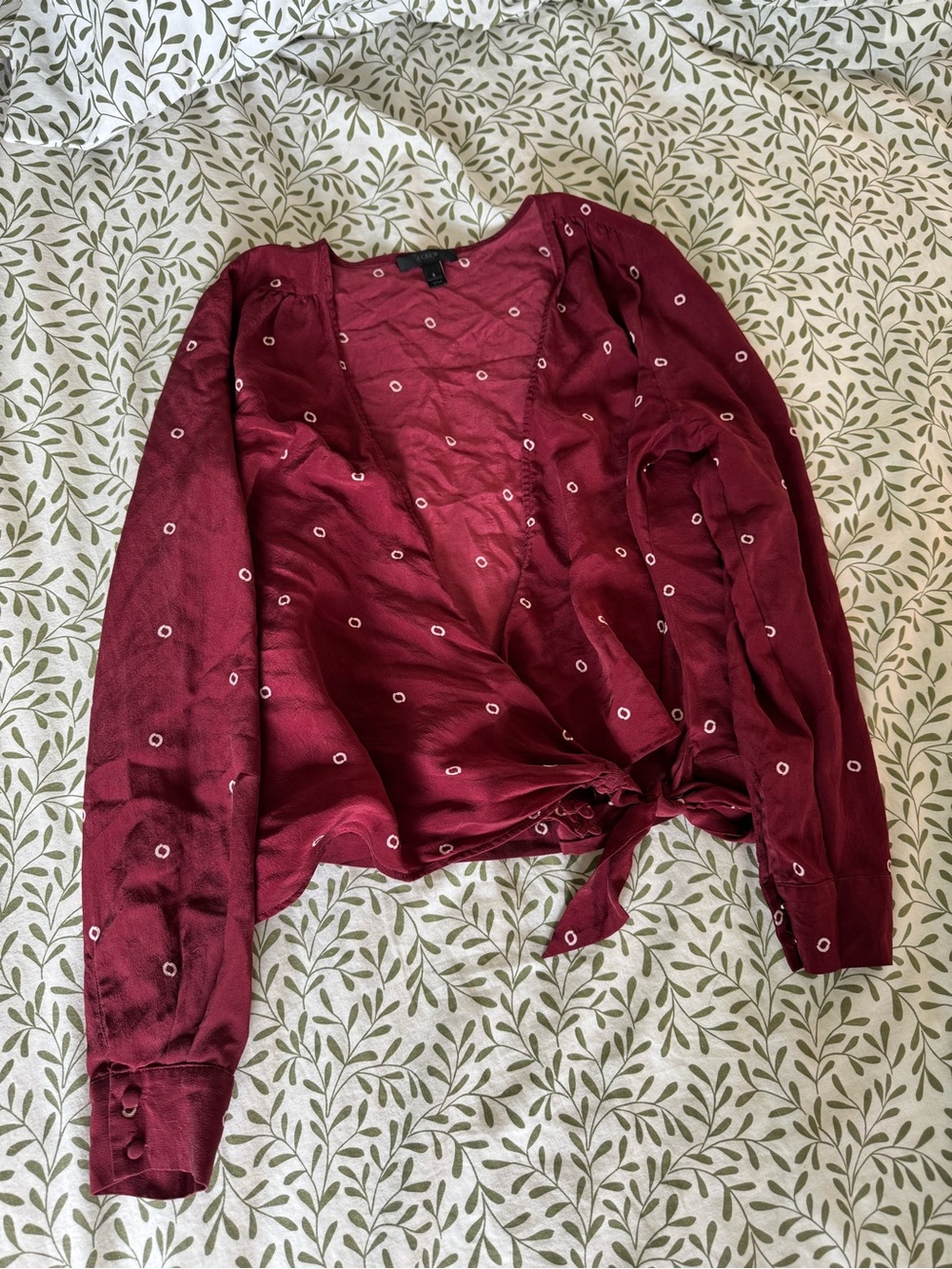 J. Crew Maroon Top